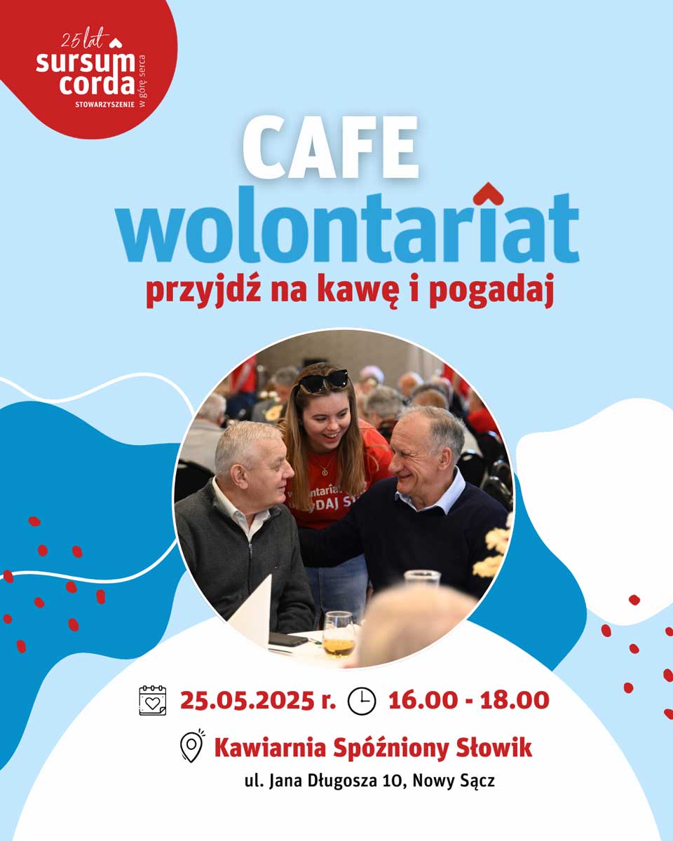 wolontariat na rzecz seniorów, Nowy Sącz, Stowarzyszenie Sursum Corda