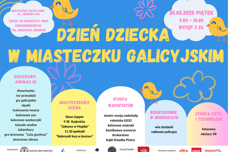 Dzień Dziecka 2025 Nowy Sącz - Miasteczko Galicyjskie