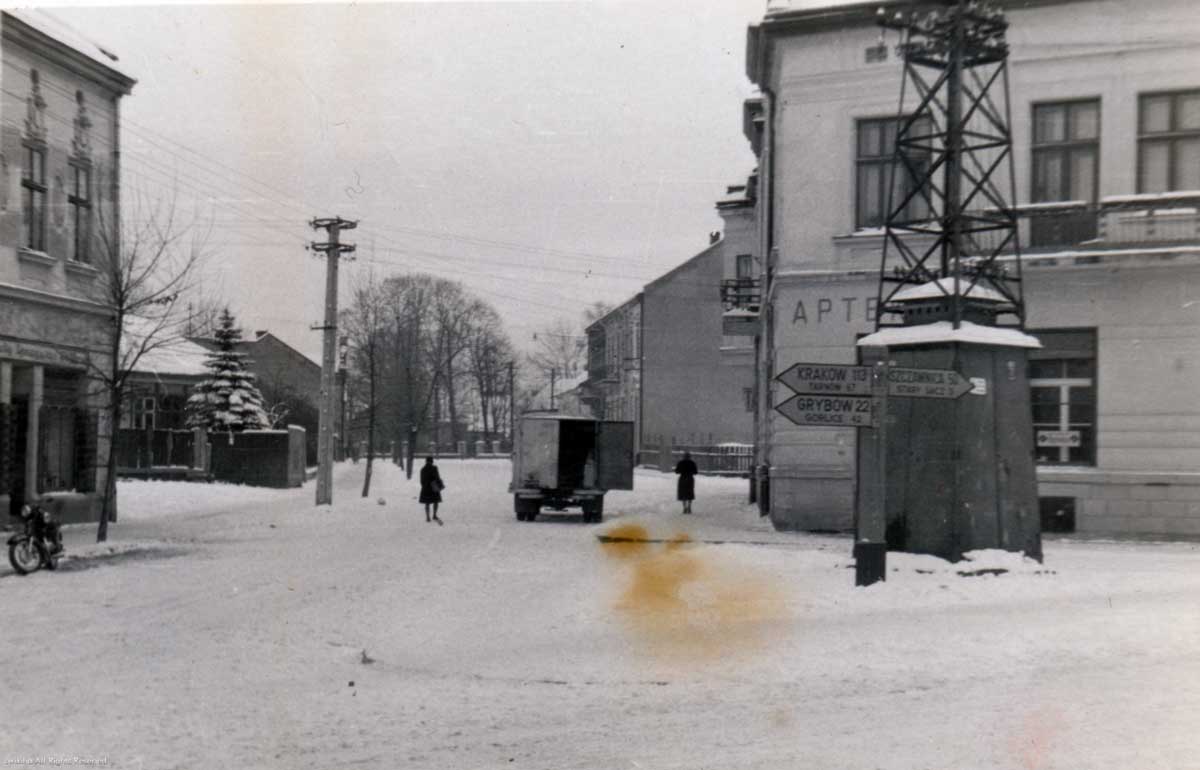 Ulica Grodzka w Nowym Saczu w latach 60.