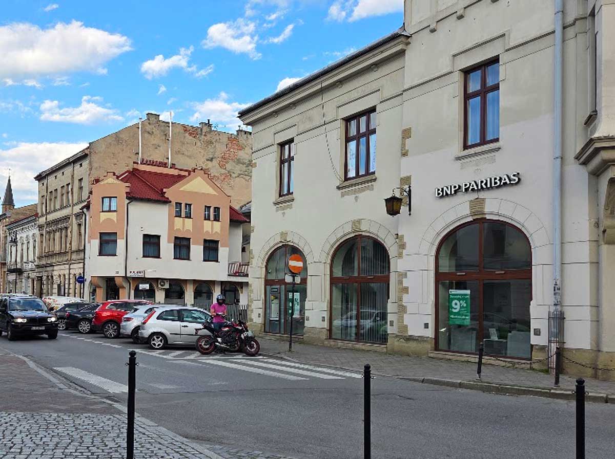 fragment ulicy Kościuszki w Nowym Sączu