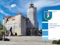 Nowy Sącz 2024 raport o stanie miasta, ratusz w trakcie remontu