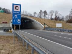tunel na Zakopiance - jeden z wjazdów