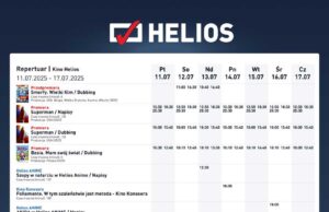 Helios Nowy Sącz repertuar 11.07-17.07.2025