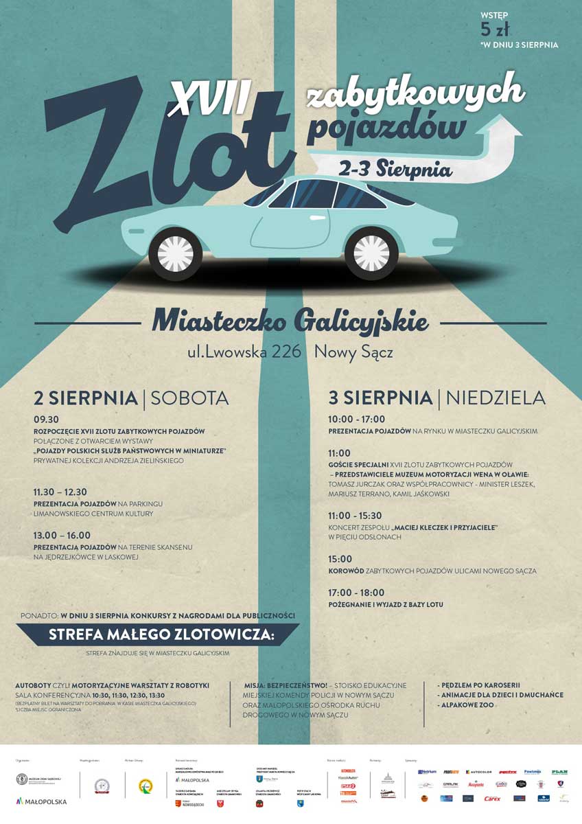 XVII Zlot Zabytkowych Pojazdów, Nowy Sącz Miasteczko Galicyjskie