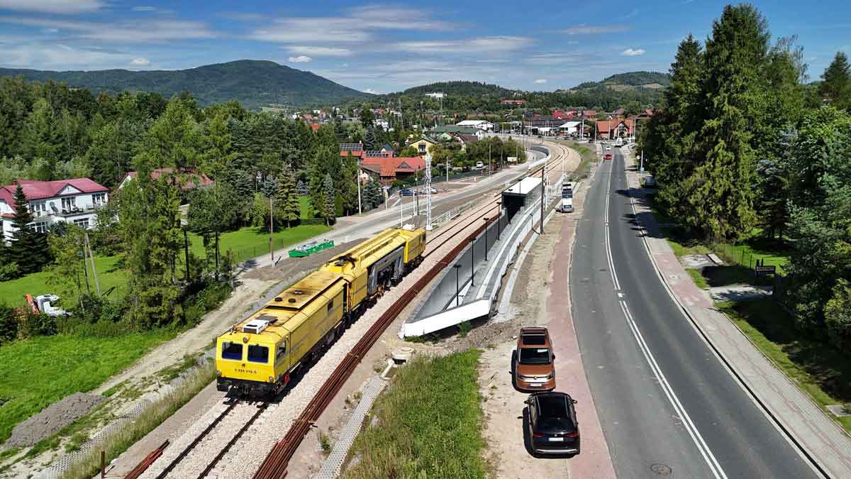 Rabka-Zdrój pociągi wznawiają kursowanie. Prace torowe w sąsiedztwie ul. Zakopiańskiej