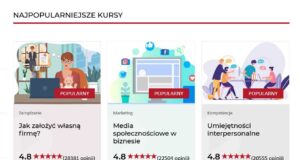 Akademia PARP – nauka biznesu online potrafi wciągać Akademia PARP - zrzut ekranu ze strony parp.gov.pl