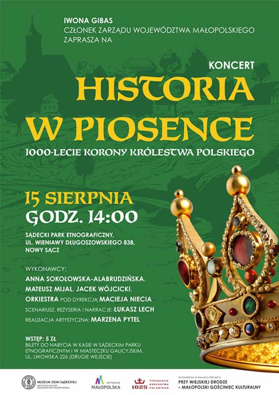 Koncert Historia w piosence w Sądecki Parku Etnograficznym