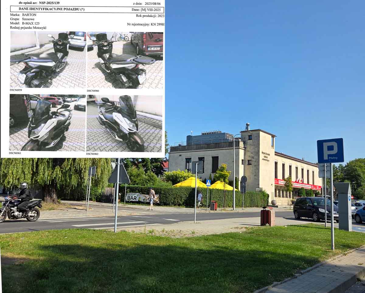 motocykl w MOK Nowy Sącz