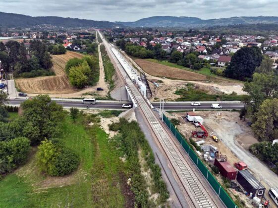 Modernizacja linii kolejowej 104 odcinek Nowy Sącz Klęczany - przystanek Nowy Sącz Chełmiec