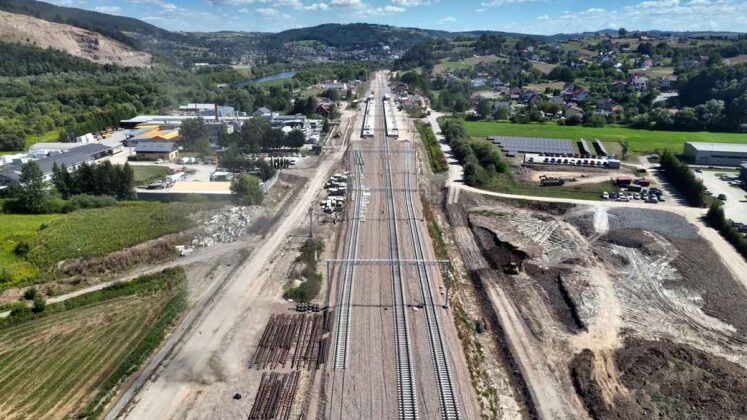 Linia Nowy Sącz Klęczany. Modernizacja stacji w Marcinkowicach