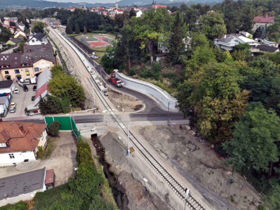 Modernizacja linii kolejowej 104 Nowy Sącz rejon ul. Mickiewicza