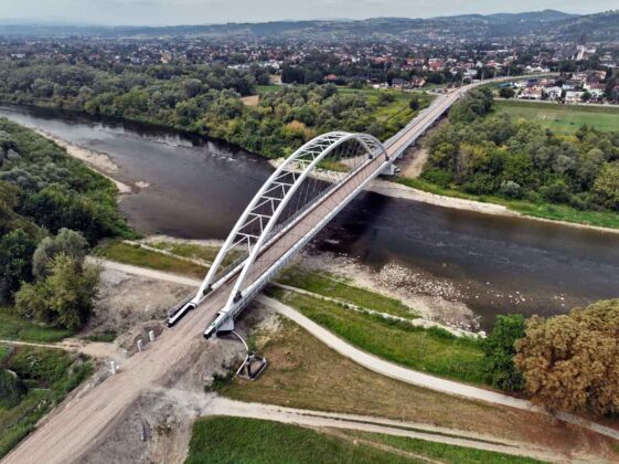 nowy most na Dunajcu - linia kolejowa Nowy Sącz - Chabówka