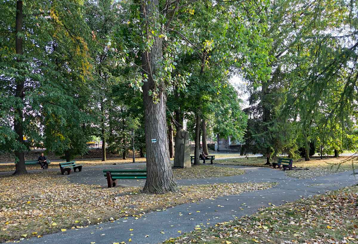 park przy Kolejowej w Nowym Sączu. PKP zamierza sprzedać działkę