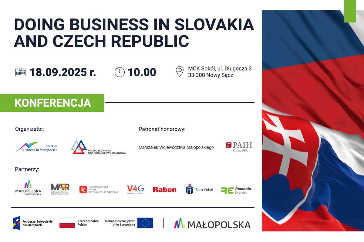 Doing business in Slovakia and Czech Republic - konferencja w Nowym Sączu