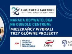 osiedle Centrum w Nowym Sączu - narada obywatelska - głosowanie
