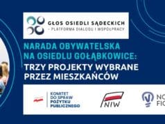 Narada Obywatelska w Gołąbkowicach -Głos Osiedli Sądeckich - głosowwanie