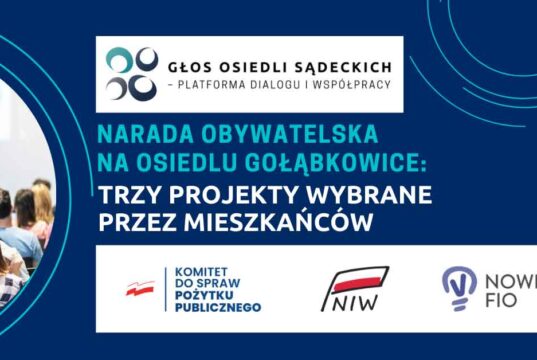 Narada Obywatelska w Gołąbkowicach -Głos Osiedli Sądeckich - głosowwanie