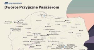 Dworce Przyjazne Pasażerom - program inwestycyjny PKP S.A. - mapka