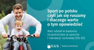 GUS: kolejna edycja badania Uczestnictwo w sporcie i rekreacji ruchowej