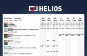 Nowy Sącz Helios do 18 września 2025