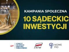 10 Sądeckich Inwestycji - kampania społeczna