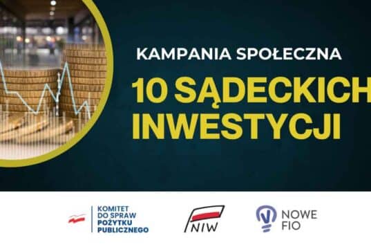 10 Sądeckich Inwestycji - kampania społeczna