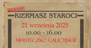 kiermasz staroci w miasteczku galicyjskim w Nowym Sączu, 21 września 2025