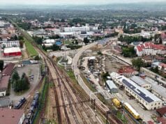 torowisko stacji Nowy Sącz - linie kolejowe nr 96 i nr 104