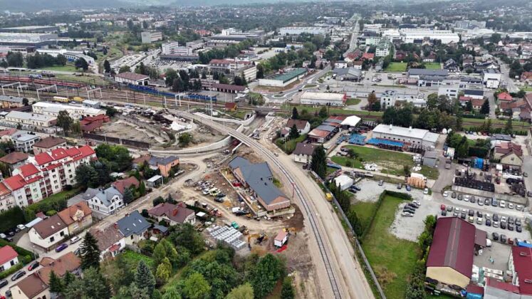 Nowy Sącz budowa skrzyżowania bezkolizyjnego na ul. Kolejowej