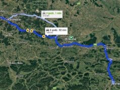 trasa Świętochłowice - Nowy Sącz - Google Maps