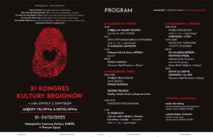 XI Kongres Kultury Regionów w Nowym Sączu - plakat
