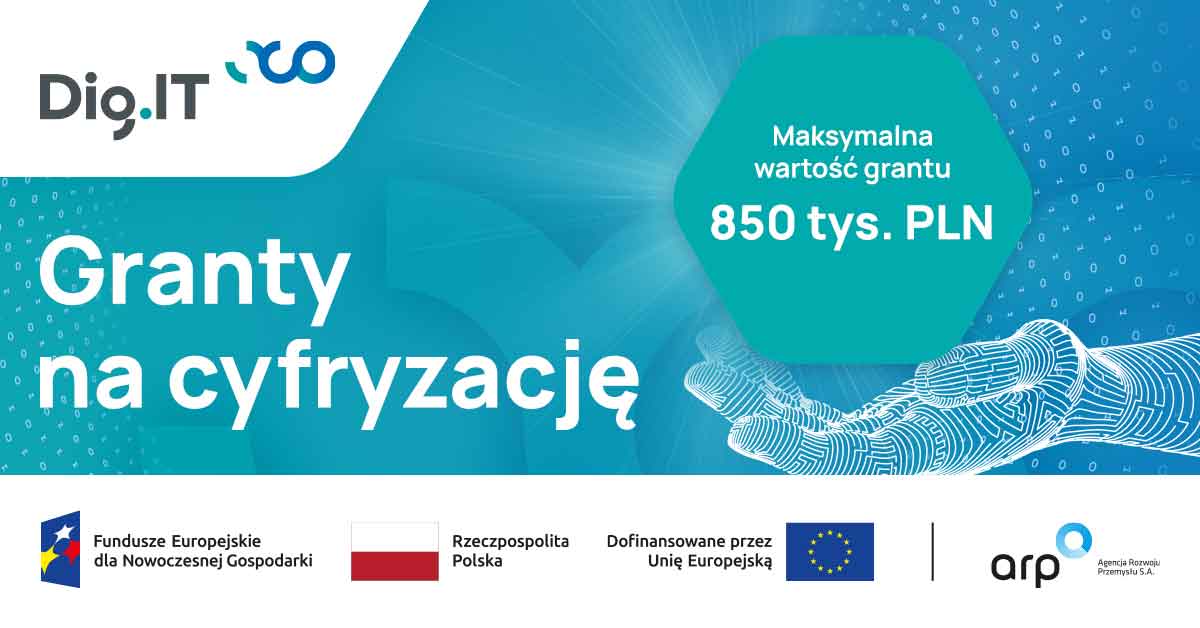 granty na cyfryzację - Agencja Rozwoju Przemysłu