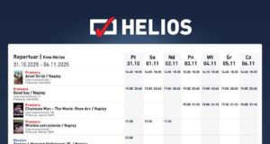 Nowy Sącz, Repertuar kina Helios (31 października - 6 listopada)