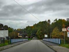 ulica Zdrojowa, most na Łubince w Nowym Sączu. Radni nadali mu nazwę: "Most im. Walborg Svensson Bernackiej".