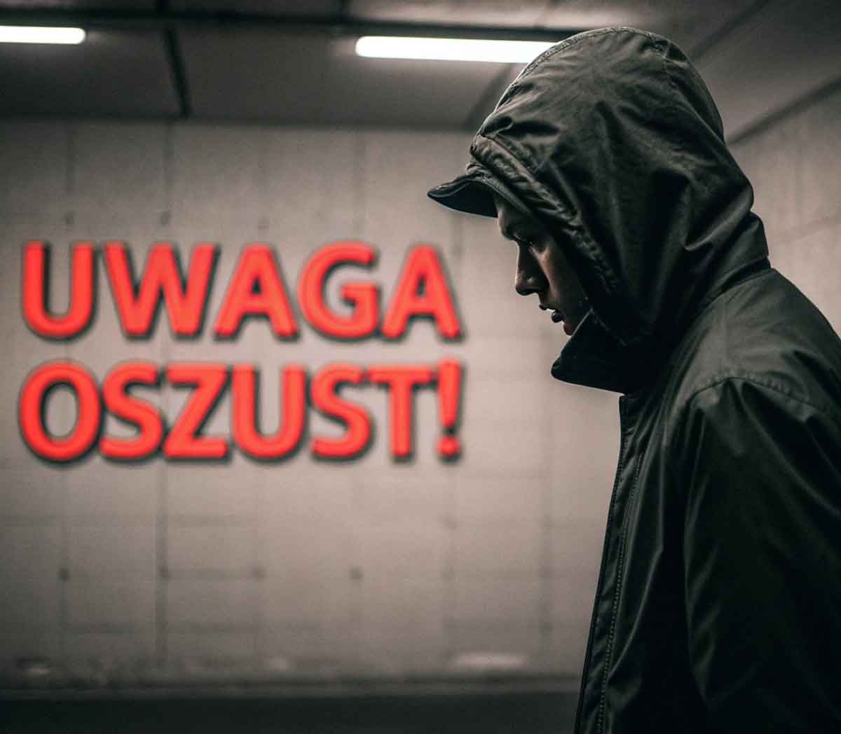 uwaga oszust - obraz wygenerowany przez AI. oszustwa na seniorach - policjanci ostrzegają