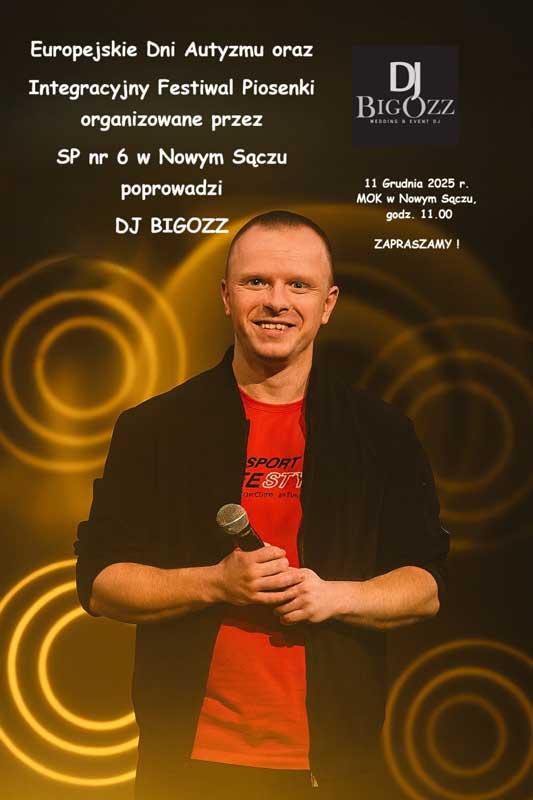 Integracyjny Festiwal Piosenki organizowany przez SP nr 6 w Nowym Sączu