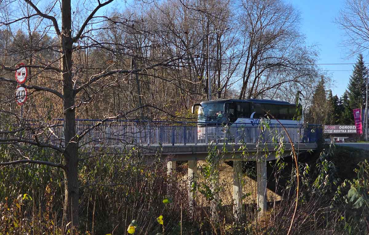 Mosty w Nowym Sączu - most na potoku Łęgówka - ulica Lwowska (Piątkowa)