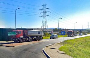 Obwodnica Zachodnia Nowego Sącza - fragment w miejscowości Podrzecze. Google Street View