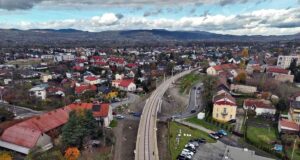 linia 104 Nowy Sącztory w rejonie ul. Węgierskiej