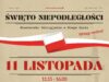 Narodowe Święto Niepodległości w Miasteczku Galicyjskim 2025 - program - plakat