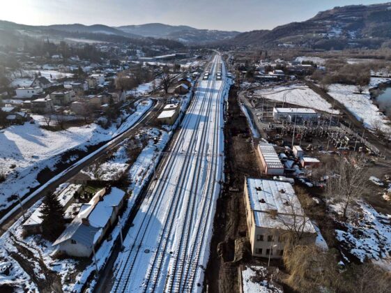 Modernizacja stacji kolejowej w Marcinkowicach, linia 104