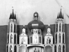 Wystawa szopek we Lwowie. Szopka z Krosna