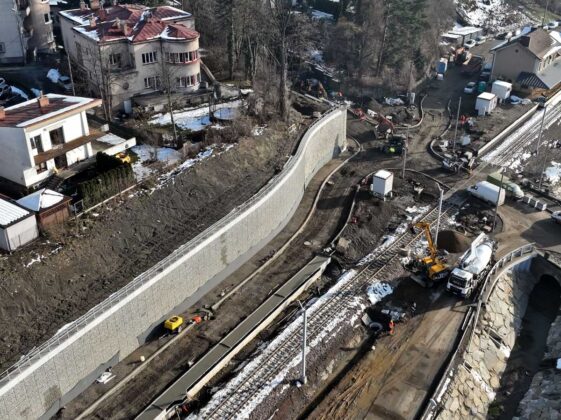 mur oporowy i nowy odcinek między ul. Kościuszki i Szwedzką