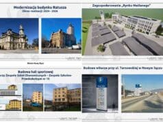 Nowy Sącz miejskie inwestycje 2026 - fragment prezentacji