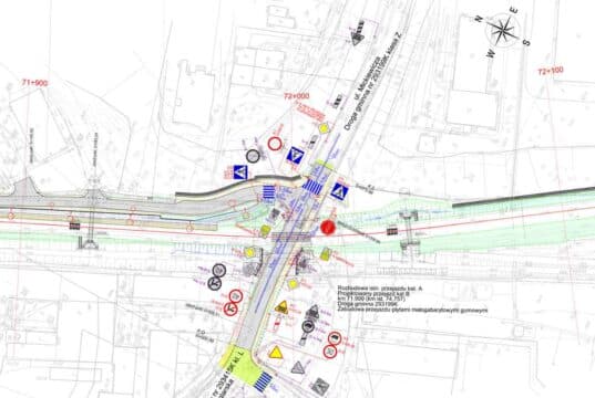 ulica Mickiewicza w Nowym Sączu - docelowa organizacja ruchu w rejonie ul. Żeglarskiej i Lenartowicza