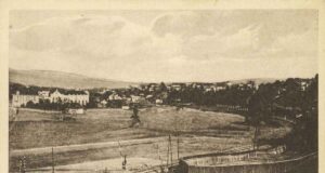 Nowy Sącz osiedle Wólki, widoczna elektrownia miejska