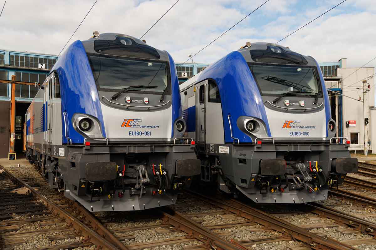 lokomotywy Griffin EU160 w PKP Intercity, produkcja Newag Nowy Sącz