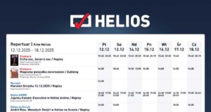Helios Nowy Sącz repertuar 12-18 grudnia 2025