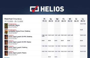 repertuar heliosa nowy sacz 19.12-25.12.2025