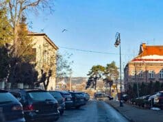 Nowy Sącz ulica Kopernika, odcinek między Długosza i Matejki